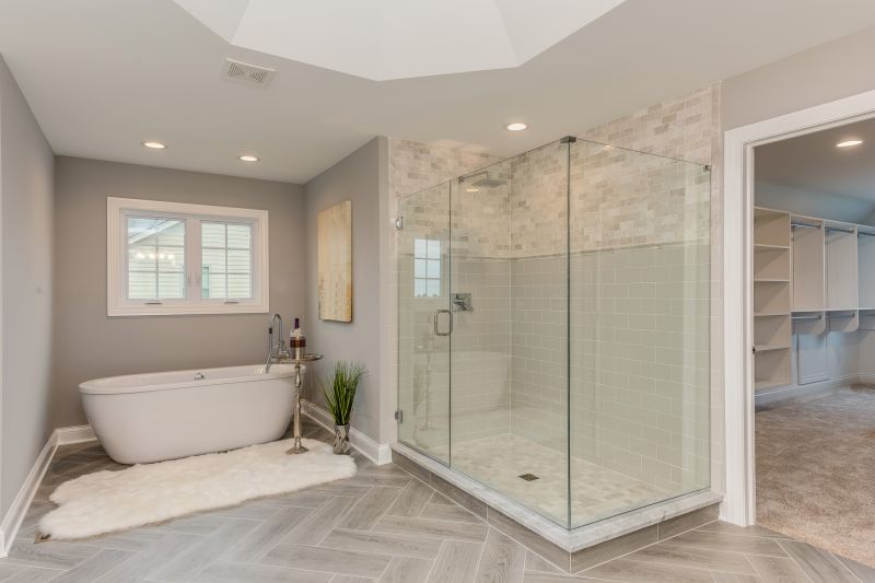 Walk-in Showers with Glass Enclosures